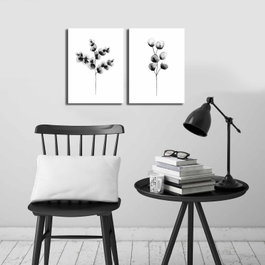 Wallity Lienzo Decorativo Multicolor 2P3040CIZC-04 (2 Piezas)